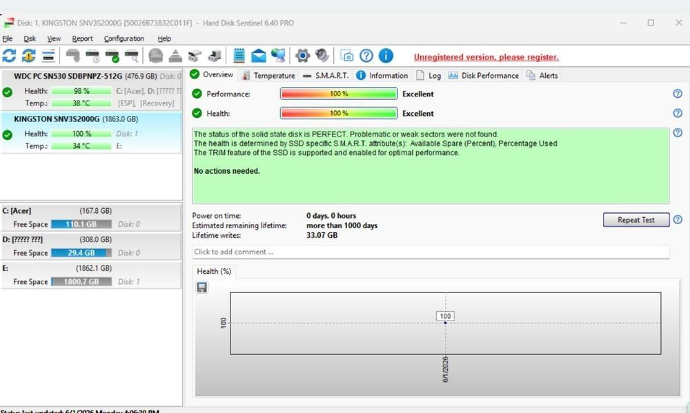 Ssd Kingston 1 tb 2 tb 4tb
