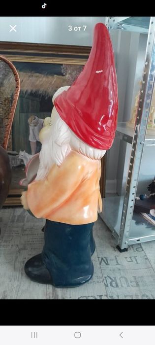 Голям керамичен гном