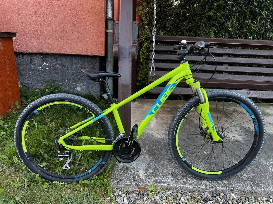 26 Inch Bicicleta Cube BICICLETA CUBE ACID 260 DISC Green Blue