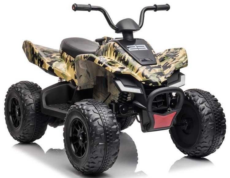 ATV electric pentru copii telecomanda roti din spuma EVA 4X4 Green ARMY/RED/BLUE 107 x 71 x 73.5 CM