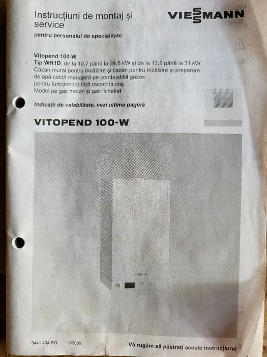 Vând centrala Viessmann și calorifere fontaa