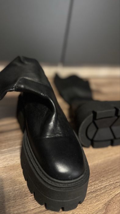 Cizme zara piele