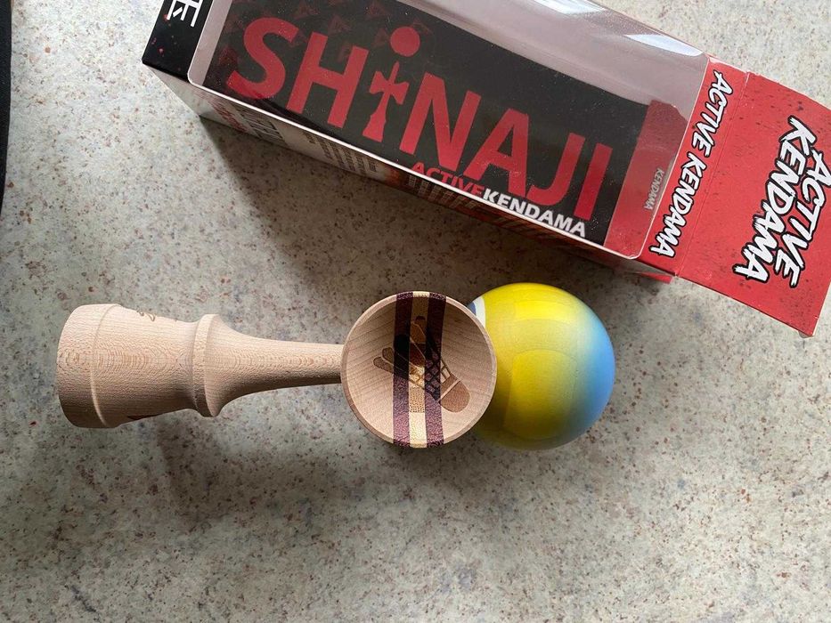 Active Kendama Steven Bach Pro model FERMION clear