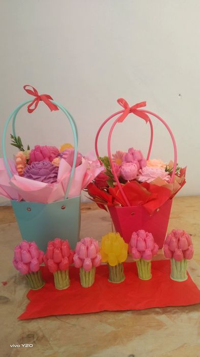 Сабын гүлді букет