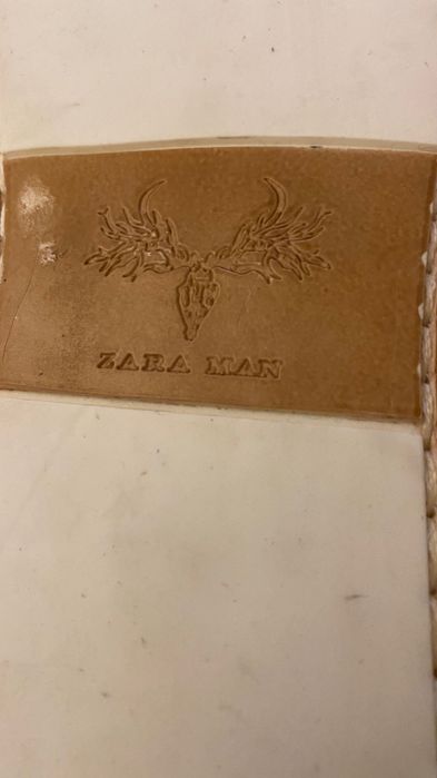 Высокие кожаные кеды от Zara из США Размер 44-44.5