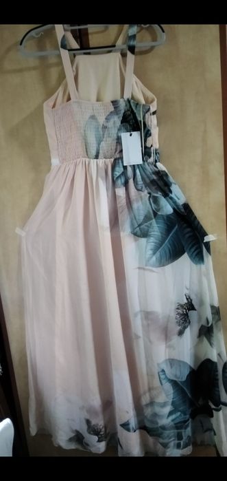 Rochie de ocazie superbă , vaporoasa , 46 ,Rochie roz măsură 42-44