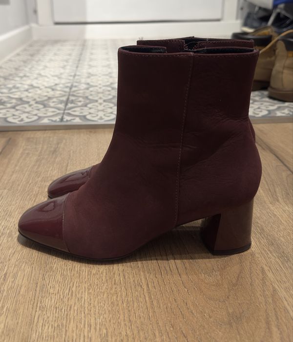 Ботинки кожанные