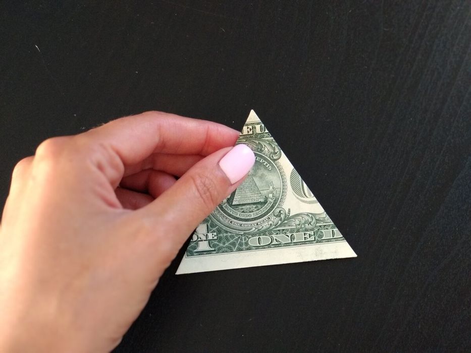 Купюры 1 доллар. Денежный талисман