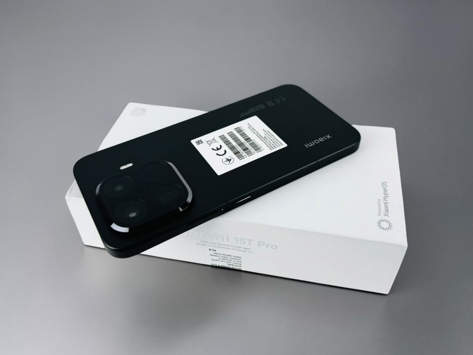 НОВ! Xiaomi 15T Pro 5G 512GB 12RAM Titan Black 100% Батерия! 2г. Гаранция!