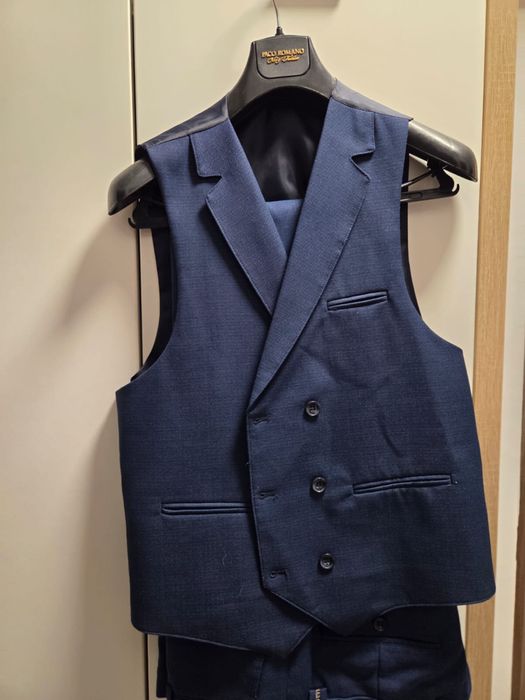 Costum barbatesc bleumarin