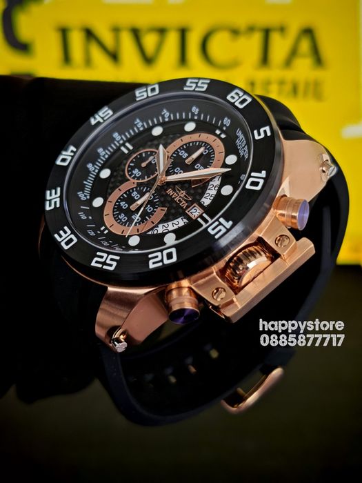INVICTA I-Force black gold 51 mm, Инвикта нов ръчен часовник