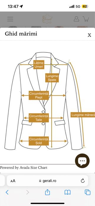 Geaca de piele Gerali - jaketa model Dinu