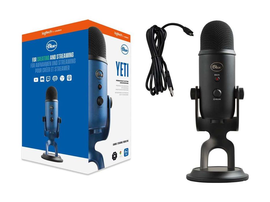 Компьютерный микрофон Blue Yeti для геймеров и стримеров