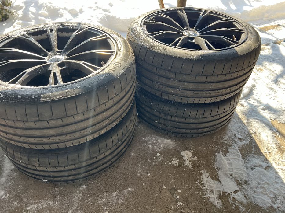 Диски ABT с летней резиной Continental