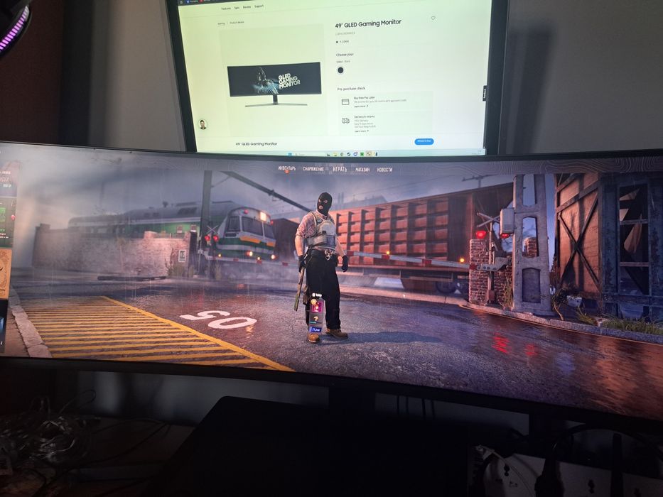 Монитор samsung QLED 49"