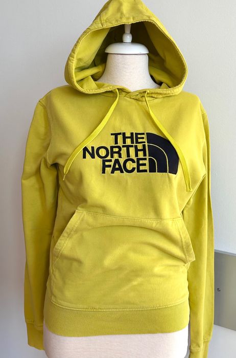 The North Face жълт памучен анорак