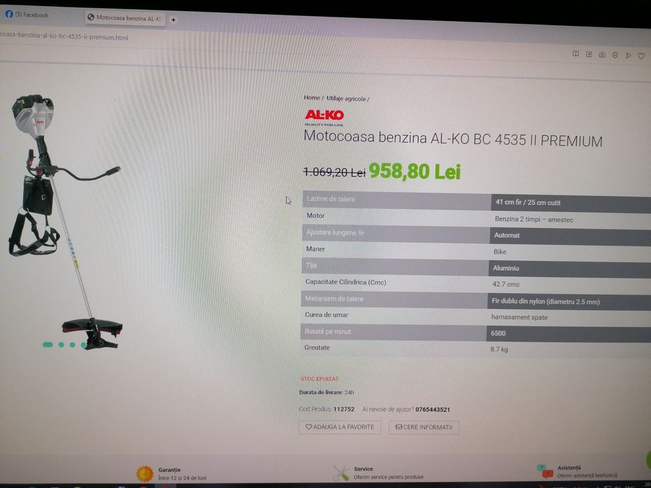 Motocoasa AL-KO 4535 II