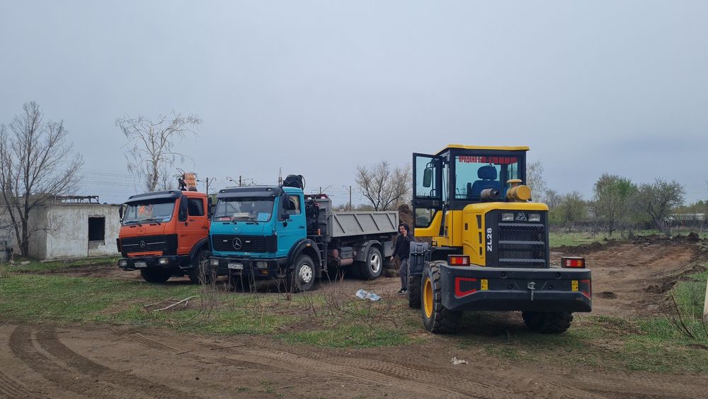 Услуги погрузчика ковш вилы