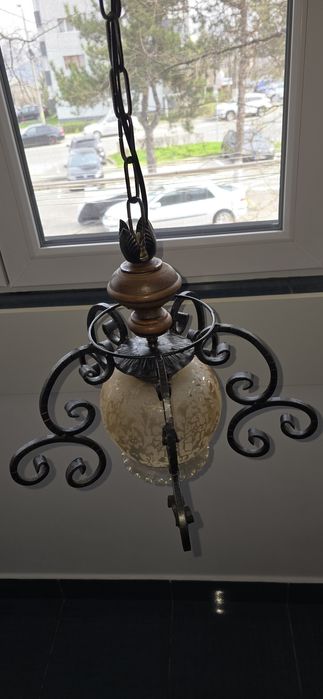 Lustra candelabru tavan veche