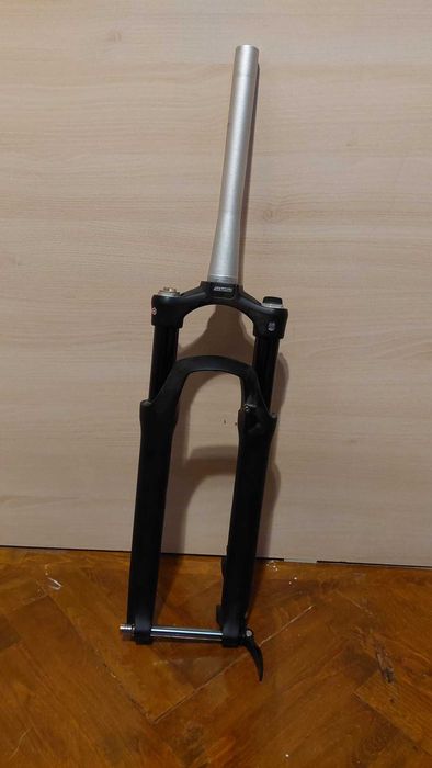 Furca suspensie bicicleta 28 trekking, 27.5 Suntour, arc, aer, blocaj reglaj rebound