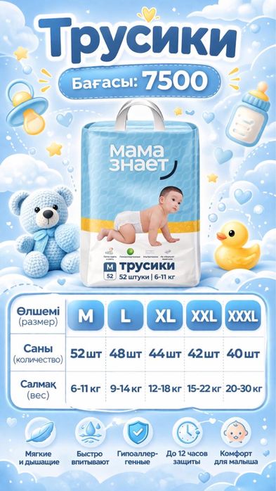 Продам трусики подгузники