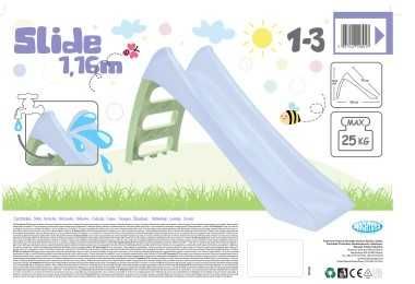 Детска Пързалка ПАСТЕЛ 116СМ