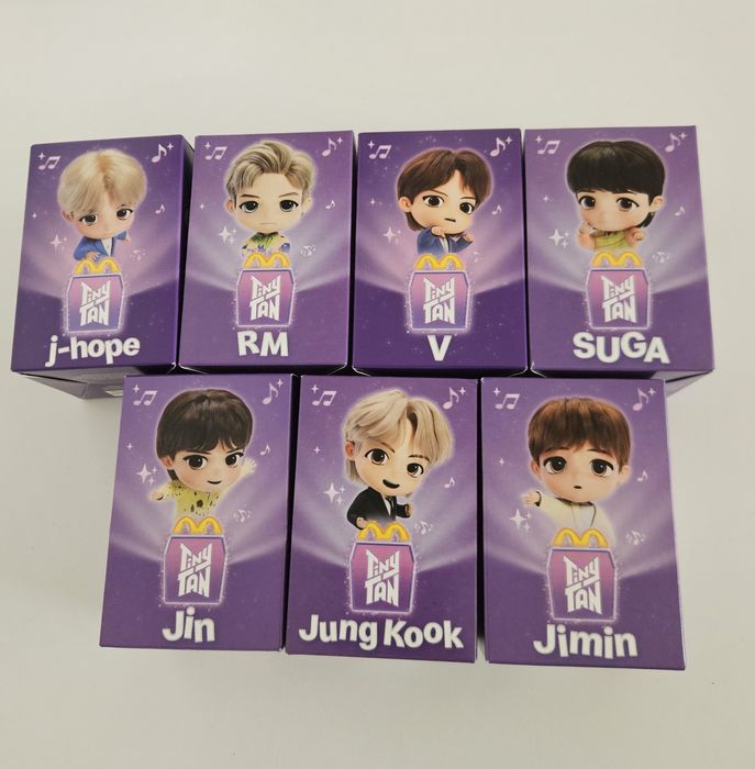 BTS mcdonalds tiny tan colectie completa