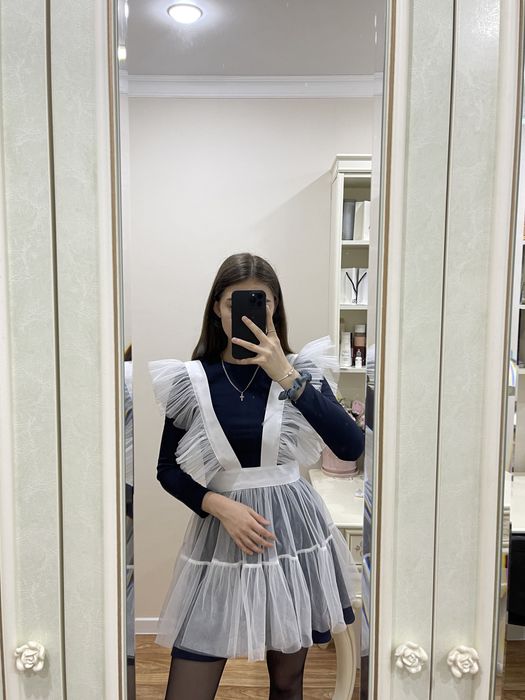 Платье школьное под фартук