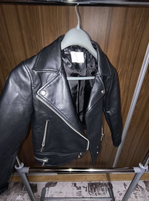 Geaca piele Zara fete mărimea 140 cm