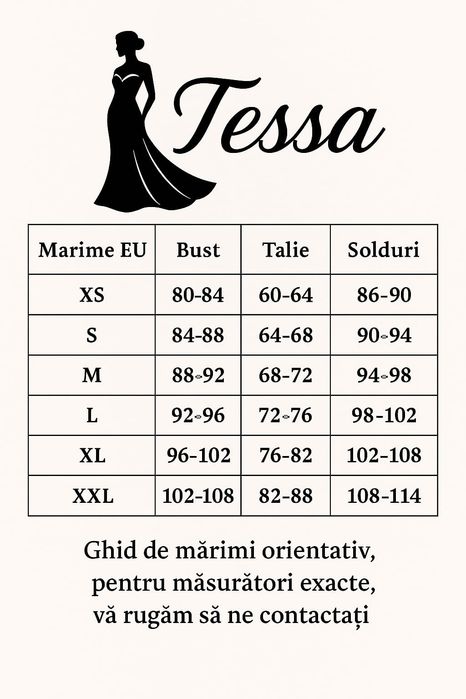 Rochie dama Rieva Tessa noua XS