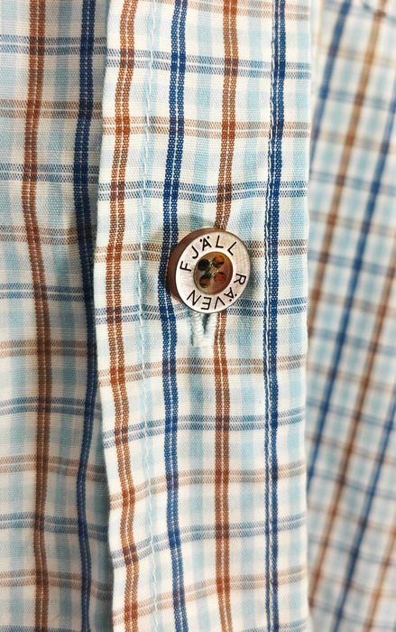 FJALLRAVEN Оригинална мъжка риза с къс ръкав размер М