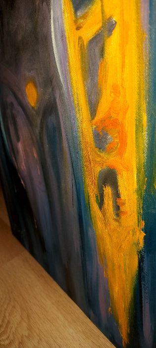 Рисувана картина на жена циклоп Bast