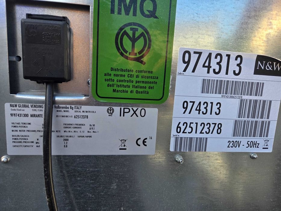 Automate cafea Necta Mirante, 2 grinders, 1 normal cup, 1 big cup