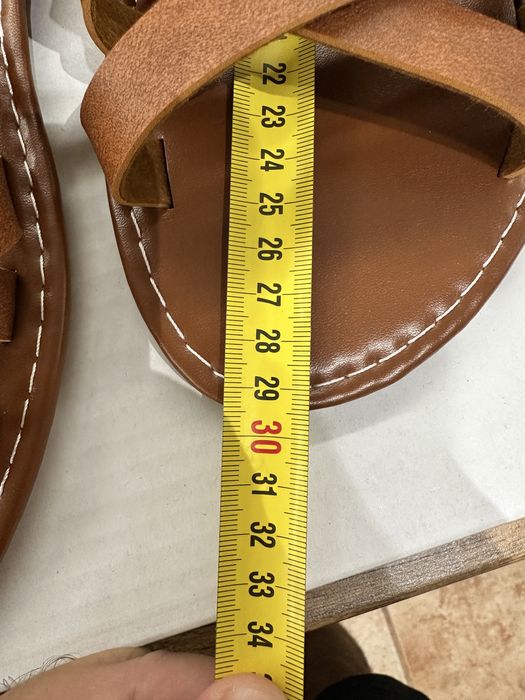 Нови дамски летни сандали с плоска подметка 45 номер