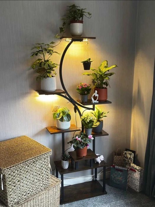 Подставка для цветов с подсветкой подставка для растений гул подставка