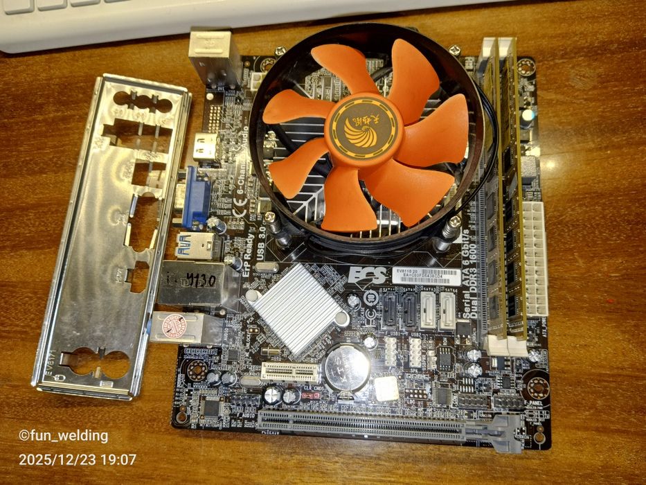 Комплект Плата, проц и оперативка H81/Core i3-4130/12Gb ОЗУ