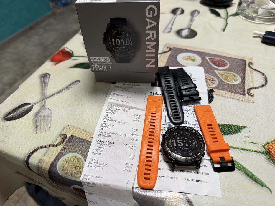 Продавам Garmin Fenix 7 sapphire solar