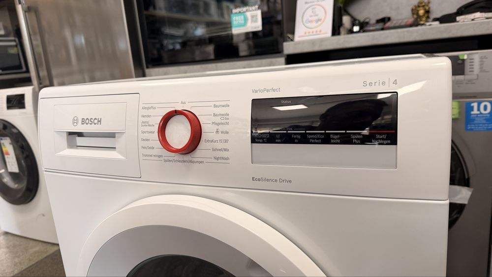 Инверторна пералня BOSCH WAN282V8 Serie 4 | 7 КГ | 1400 ОБ./МИН. | ALLERGYPLUS | SILENTPOWERDRIVE
