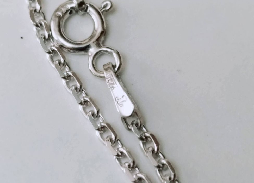 Vechi colier/lant si pandantiv din argint 925, pandantiv cruce, copii