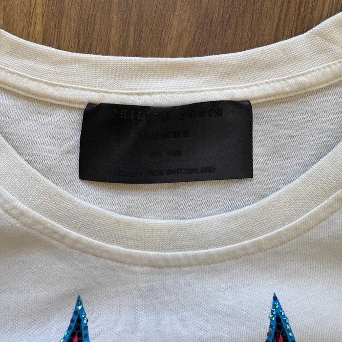 Philipp Plein White Cotton Tshirt