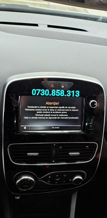 Camera video Renault Clio 4 marșarier reverse camera MediaNav