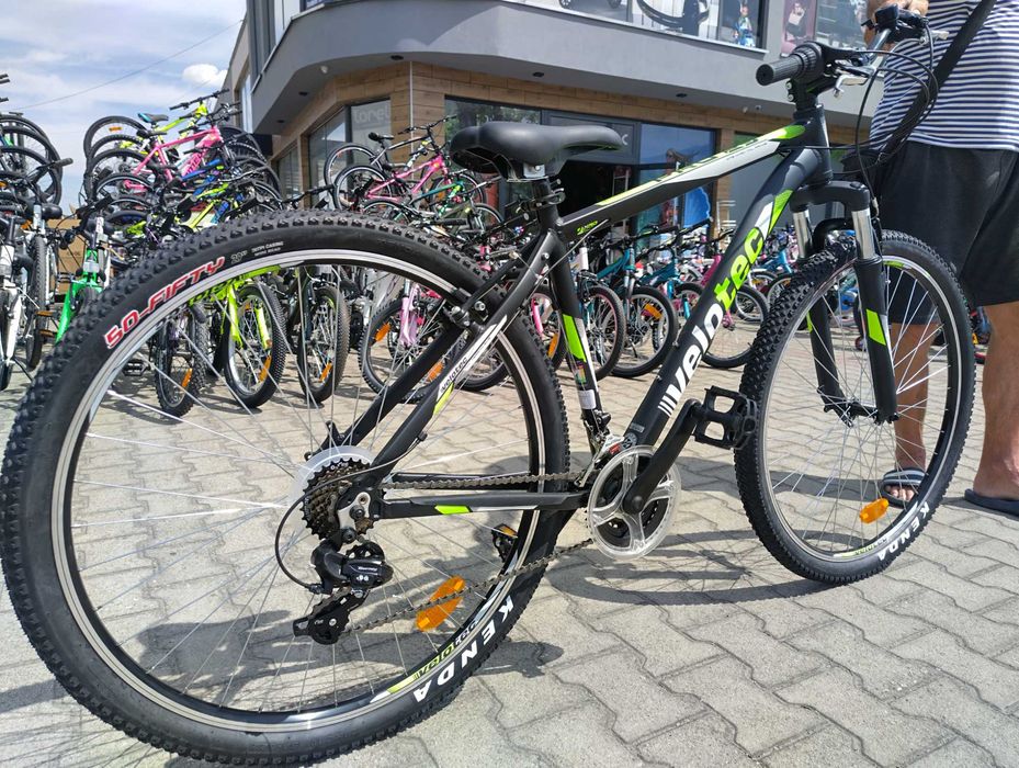 SPRINT Алуминиев велосипед 29" Velotec PRO черен/зелен