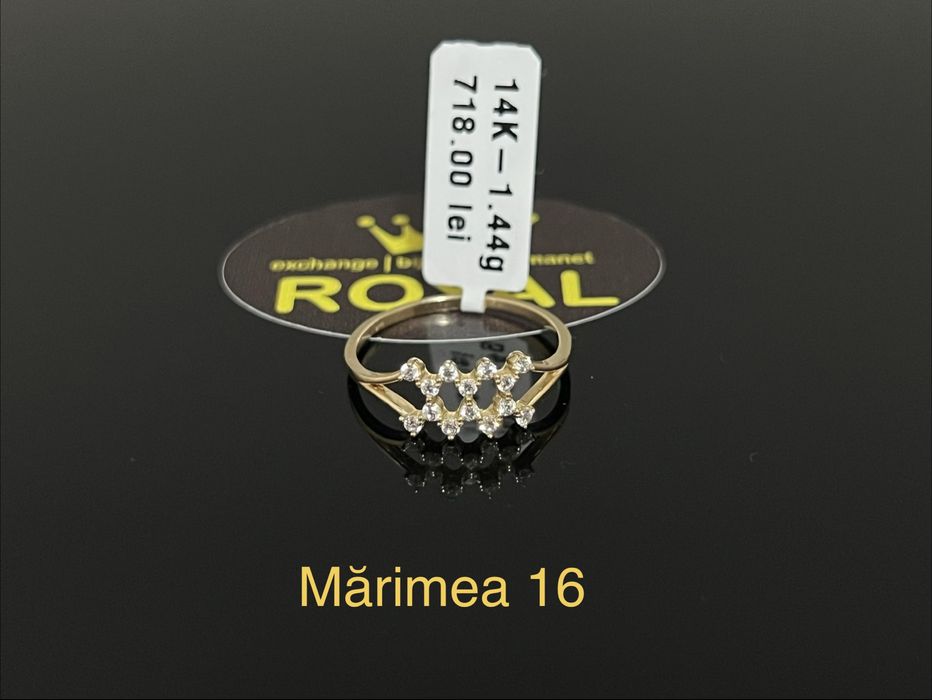 Bijuteria Royal CB : Inel dama aur nou 14k 1,44gr