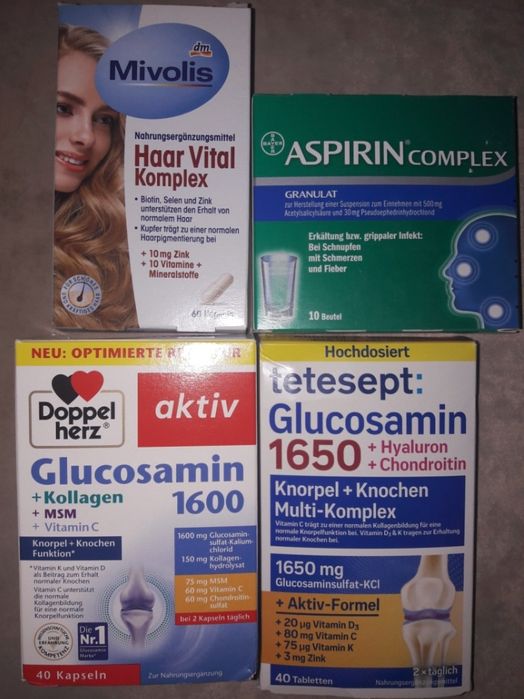 Витамины волосы, глюкозамин кальций