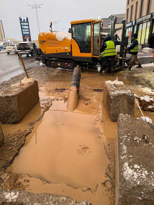 ГНБ бурение прокол