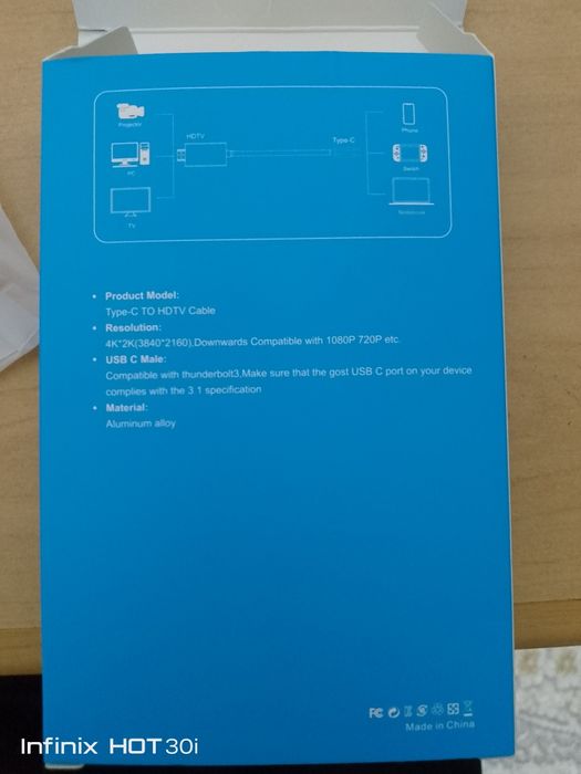 Type-C HDMI проводник шнур