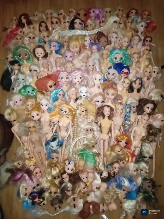 Переполненные мешки с Barbie Monster high