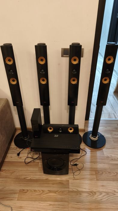 Sistem Home Cinema 5.1, 3D cu Blu-ray LG BH7540TW, 1200W RMS