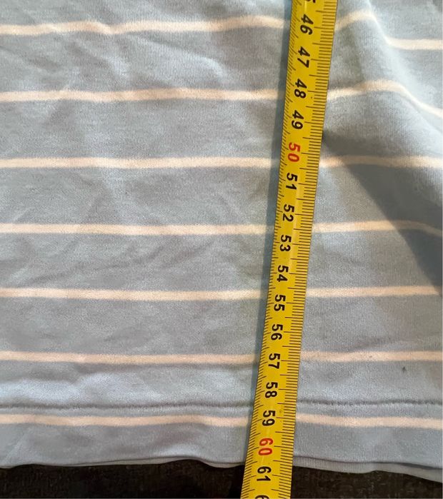 Tricou Polo Polo Ralph Lauren – Dungi albastru/alb – Mărimea L – Nou cu etichetă