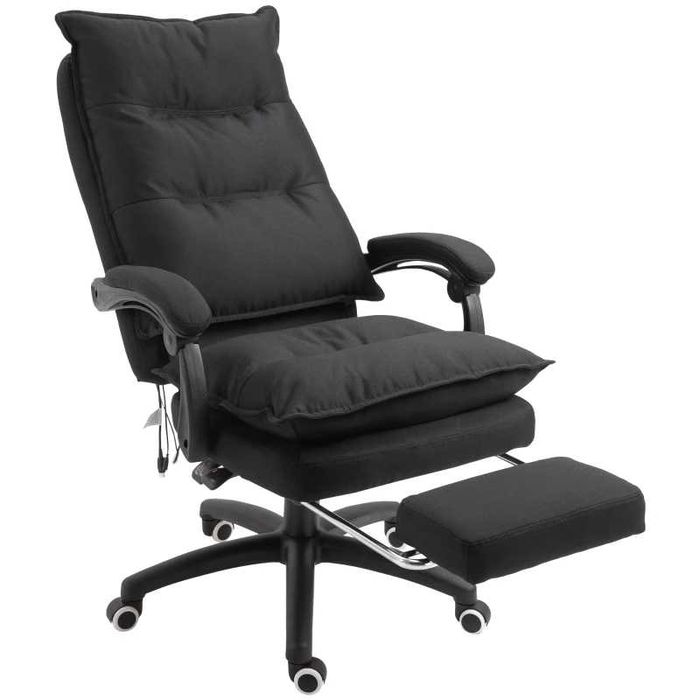 Офис стол Vinsetto с функция за масаж,  функция за накланяне и въртене